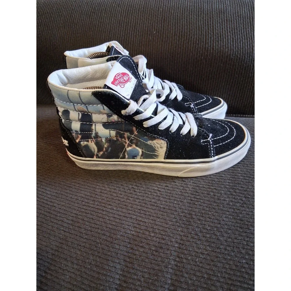 Vans Sk8-Hi MOCA Sneakers Frances Stark POETS ON THE PYRE- Men's 6 Women's 7.5‎